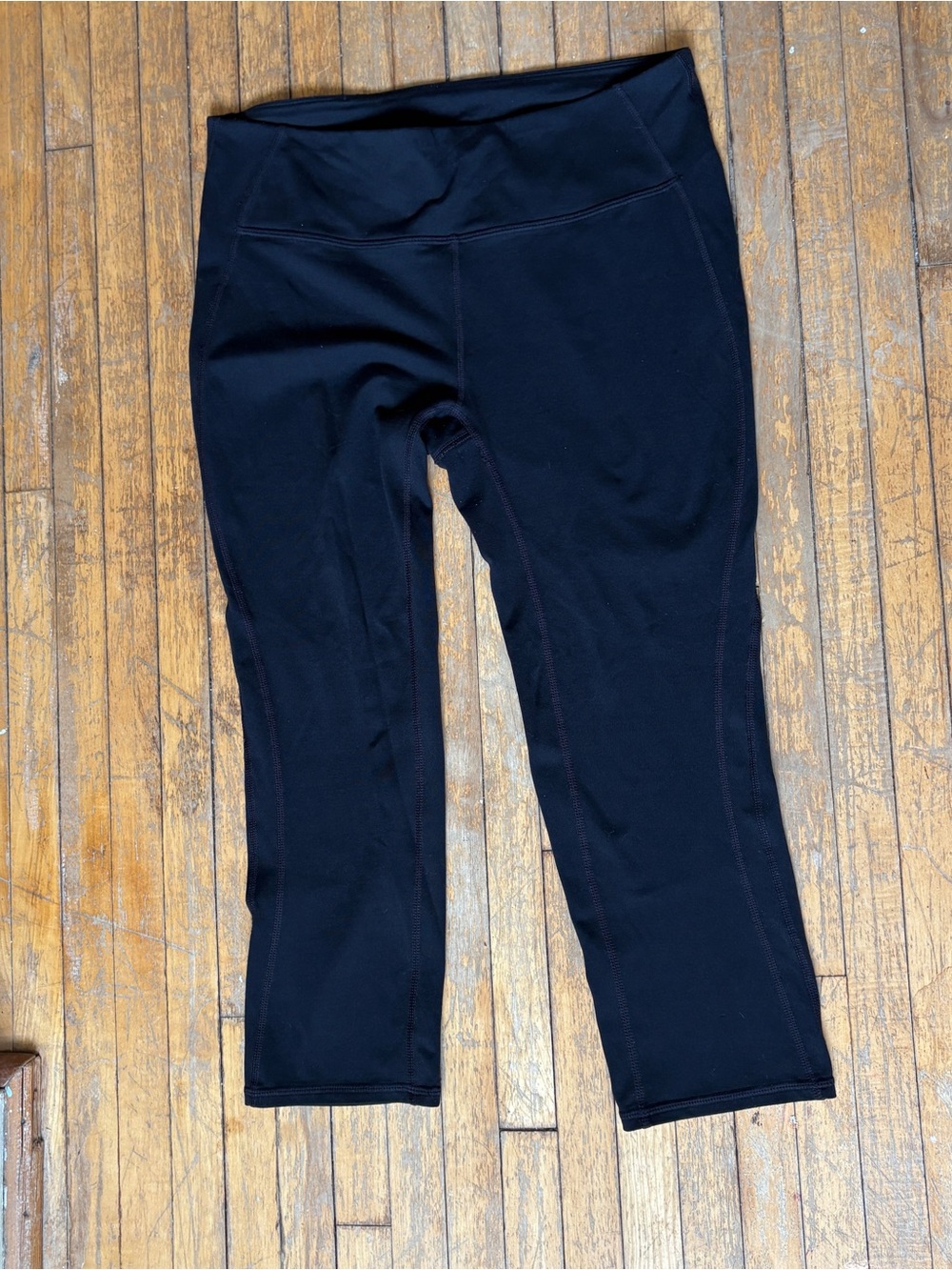 GapFit Black High-Rise Athletic Activewear Capri Leggings Size Medium